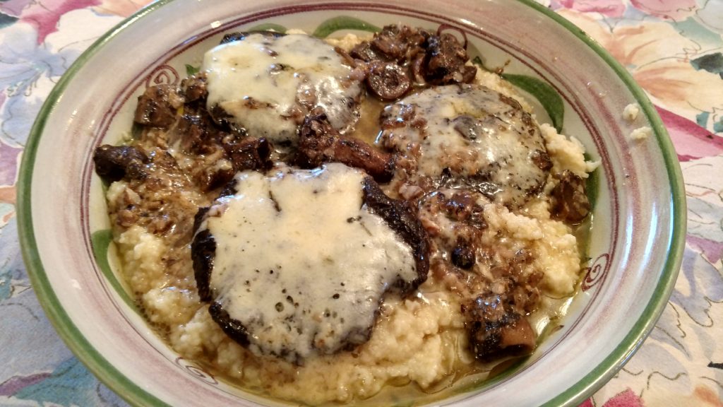 Marinated Portobello Mushrooms With Polenta Oswald Rivera